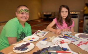 kids enjoying craft time