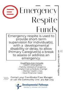 how to acquire emergency respite funding