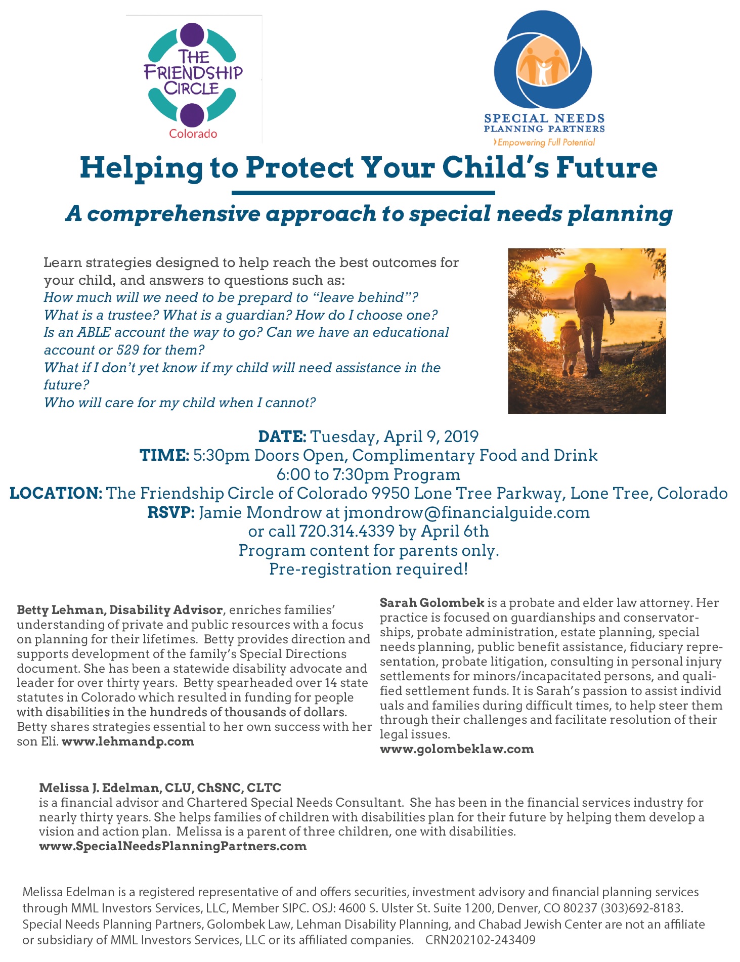 Helping to Protect Your Child's Future Special Needs Planing
