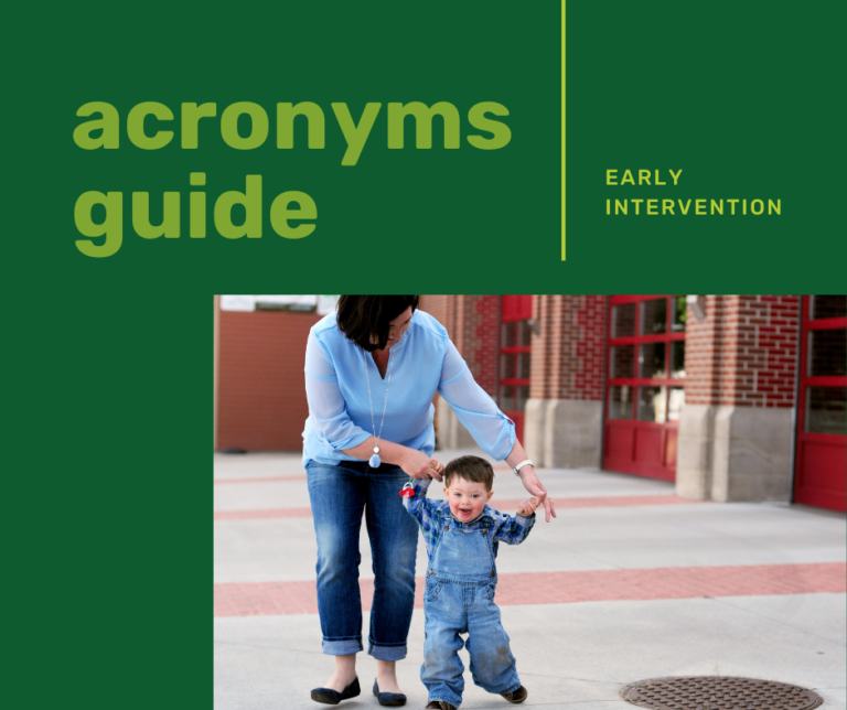 Acronyms Guide: Early Intervention - Developmental Pathways