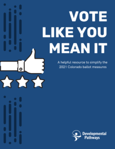 vote like you mean it: a helpful resource to simplify the 2021 Colorado ballot measures