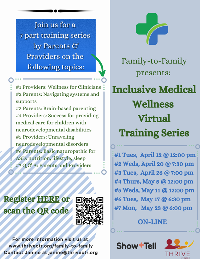 Flyer for Medical Wellness training