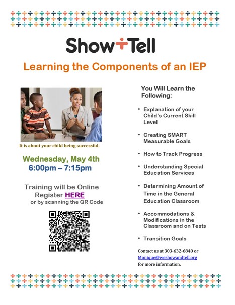 Show and Tell Flyer