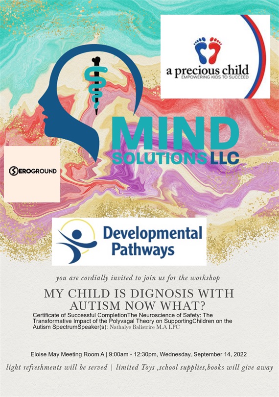 Autism workshop flyer