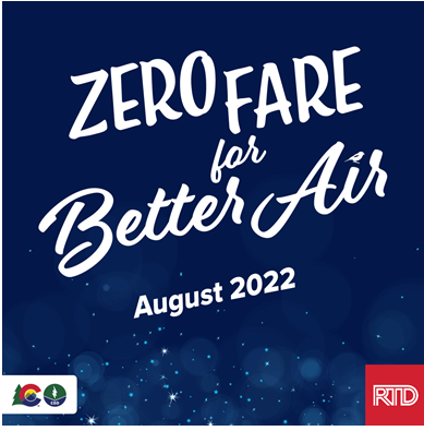 Zero Fare for Better Air logo