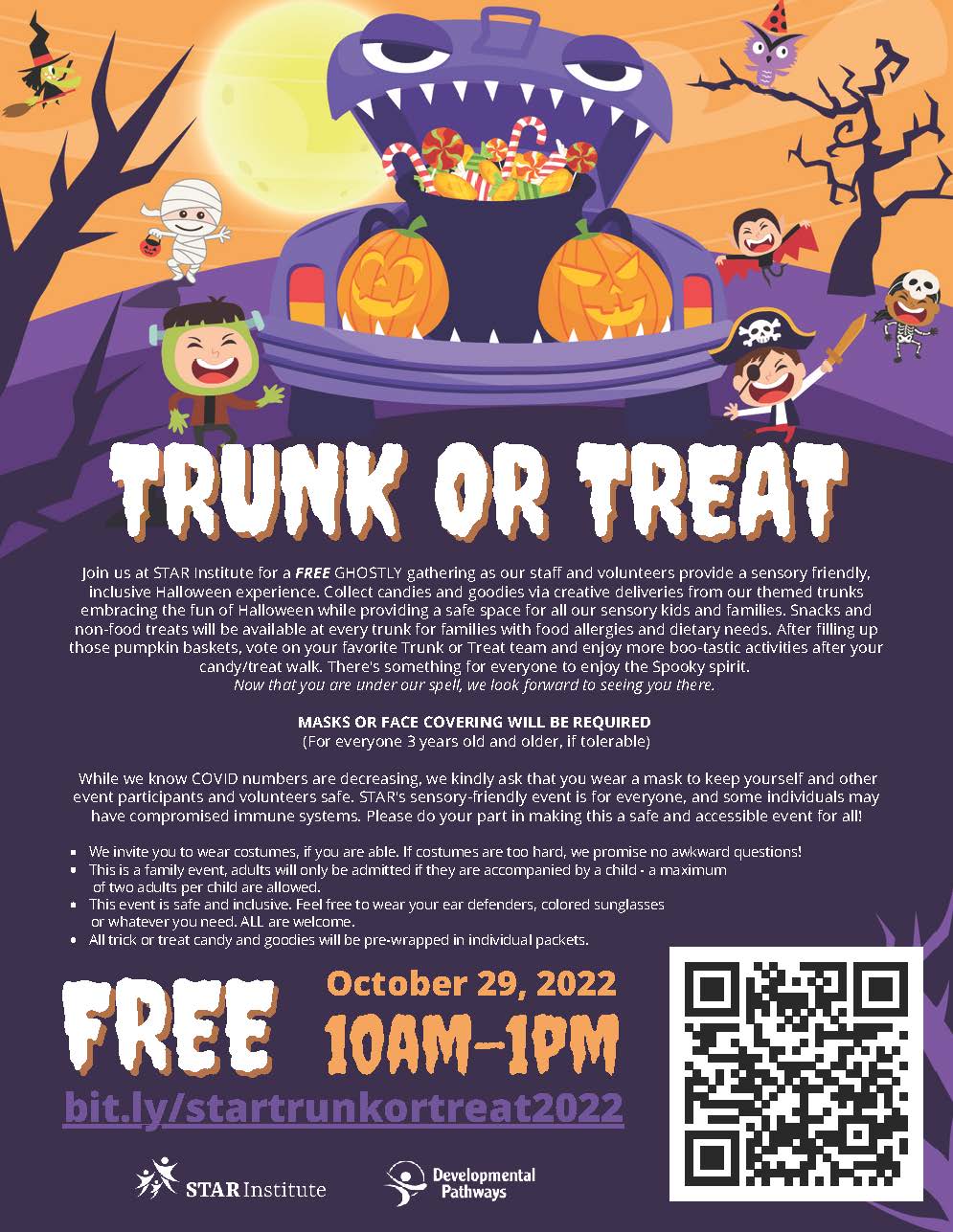 Trunk Or Treat 2022 Flyer
