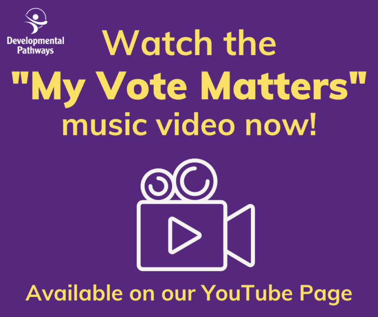 Watch the "my vote matters" music video youtube flyer and link