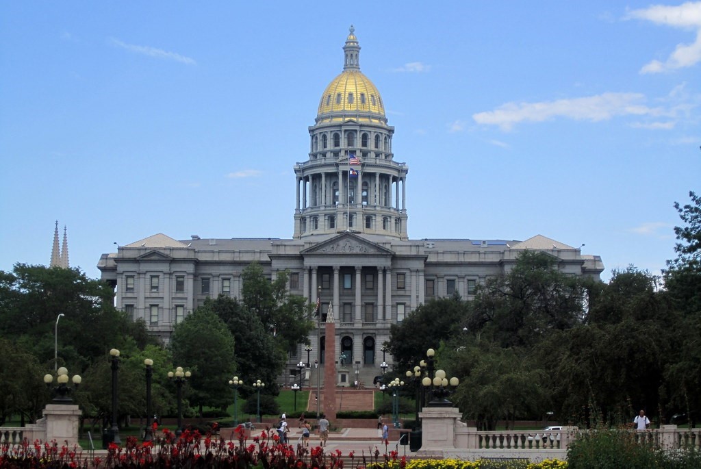 Outside of Colorado capital building