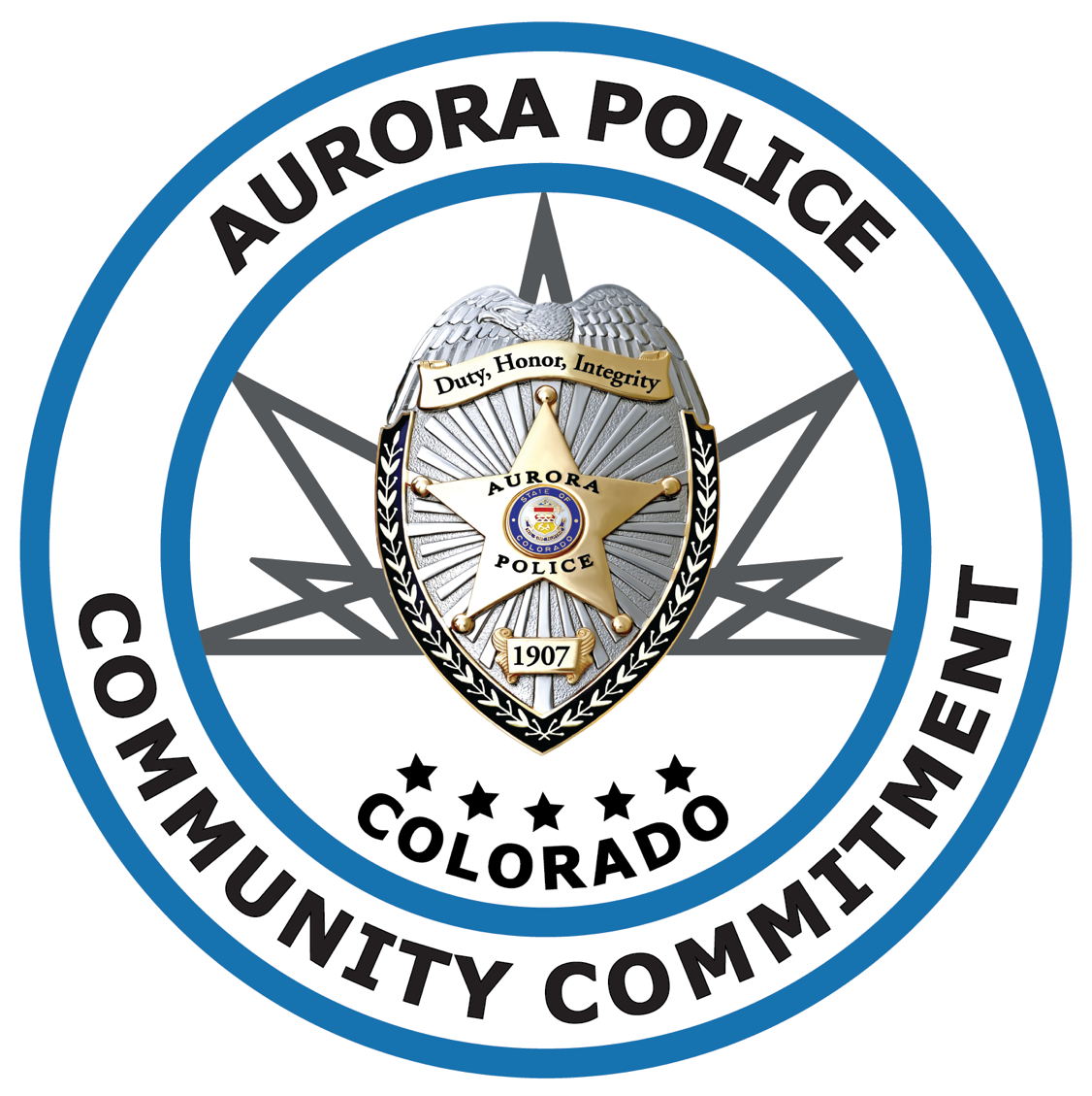 Aurora Police Department shield logo
