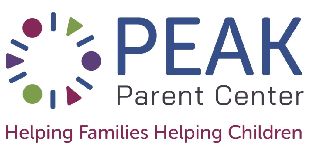 PEAK Parent Center Logo