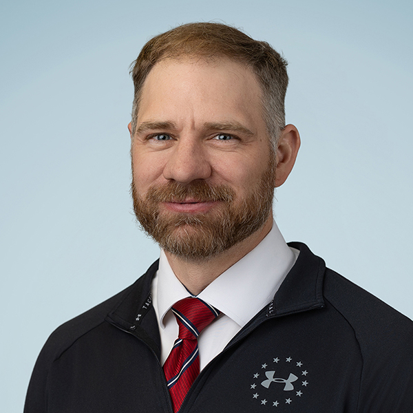 Man in beard smiling