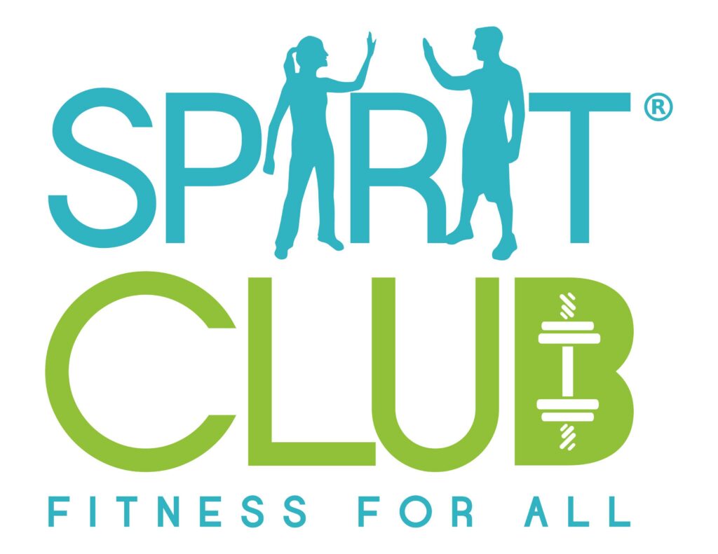 Green and blue Spirit Club logo